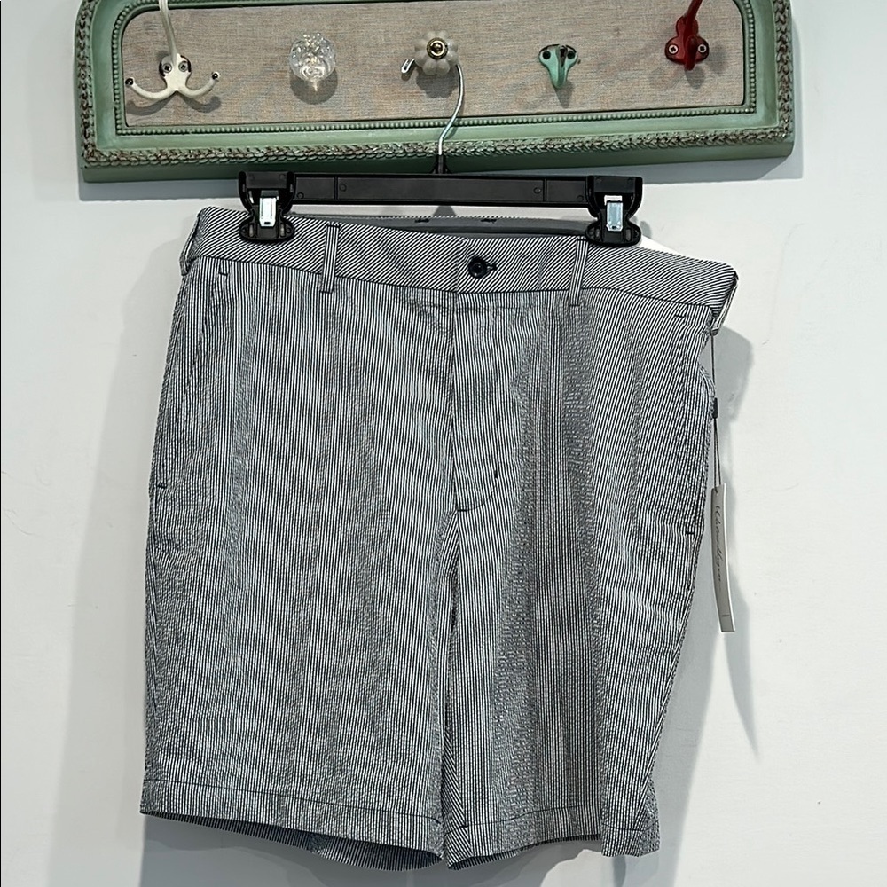 Walter Hagen seersucker Hampton club house Front Shorts men’s size 34 new w tag